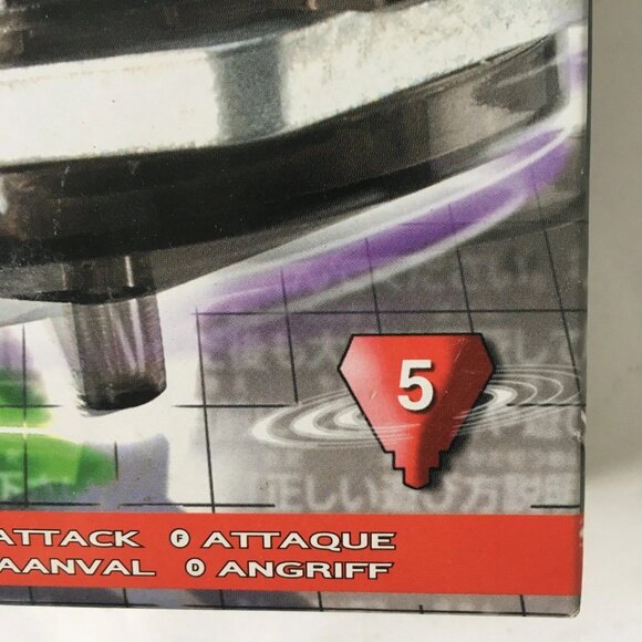 Megaro Arm USA Hasbro Beyblade 2001 5 Attack 82505 New Sealed TAKARA - Picture 3 of 9